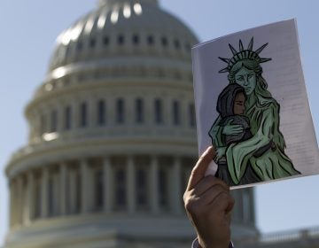 Faith leaders and members of human rights groups protest outside of the U.S. Capitol during a demonstration calling on Congress not to end refugee resettlement programs on Oct. 15, 2019, in Washington. Trump officials announced in September that it would allow localities to opt out of accepting refugees. (Jose Luis Magana/AP Photo)