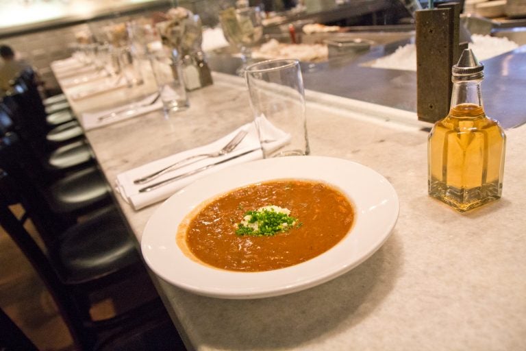 Turtle soup at Philadelphia’s Oyster House. (Kimberly Paynter/WHYY)