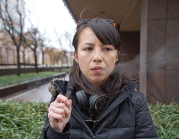 Liz Tung quit smoking with e-cigarettes. (Kim Paynter/WHYY) 