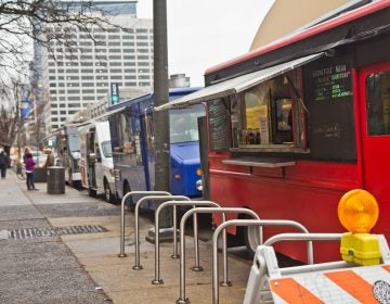 City Council will vote Thursday on whether to ban food trucks near Drexel University's campus. (Kimberly Paynter/WHYY)