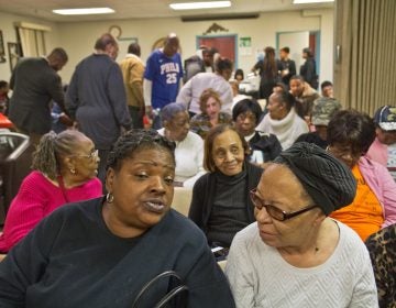 Residents of the 190th district came to a senior housing community room in West Philadelphia to talk about their hopes for the special election in February. (Kimberly Paynter/WHYY)