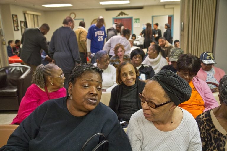 Residents of the 190th district came to a senior housing community room in West Philadelphia to talk about their hopes for the special election in February. (Kimberly Paynter/WHYY)