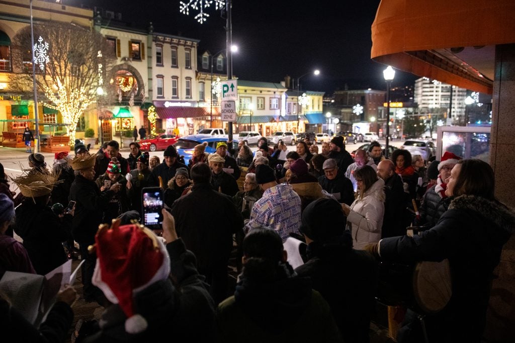 Conshohocken hosts its first holiday parranda - WHYY