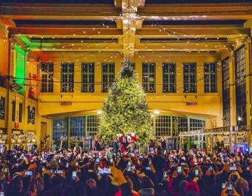 The 2019 Asbury Park Convention Hall Christmas Tree lighting ceremony. (Courtesy of Chris Spiegel/Blur Revision Media Design)