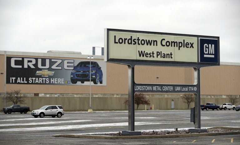 This Nov. 27, 2018 file photo, shows the General Motors Lordstown West plant in Lordstown, Ohio. Production ended at the plant in March, 2019. (AP Photo/Tony Dejak, File)