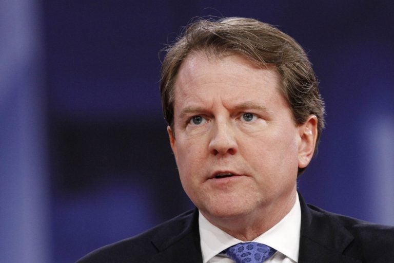 White House counsel Don McGahn speaks at the Conservative Political Action Conference (CPAC), at National Harbor, Md. (Jacquelyn Martin/AP Photo)