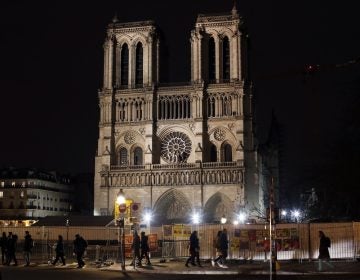 Notre Dame cathedral is pictured in Paris, Tuesday, Dec. 24, 2019. (Thibault Camus/AP Photo)