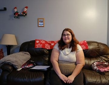 23-year-old Carissa Coolbaugh talks about her experiences as a Temporary Assistance for Needy Families (TANF) recipient Dec. 17, 2019, while at her home in Hanover Township, Luzerne County, Pennsylvania. (Matt Smith for Keystone Crossroads)