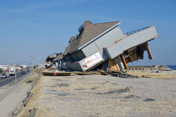 Coastal flooding (Courtesy of FEMA/NJ Spotlight)