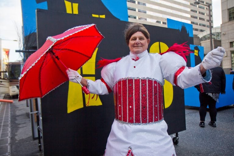 Jimmy Driadon is captain of the Greater Overbook String Band. 2020 marks his 70th parade. (Kimberly Paynter/WHYY)