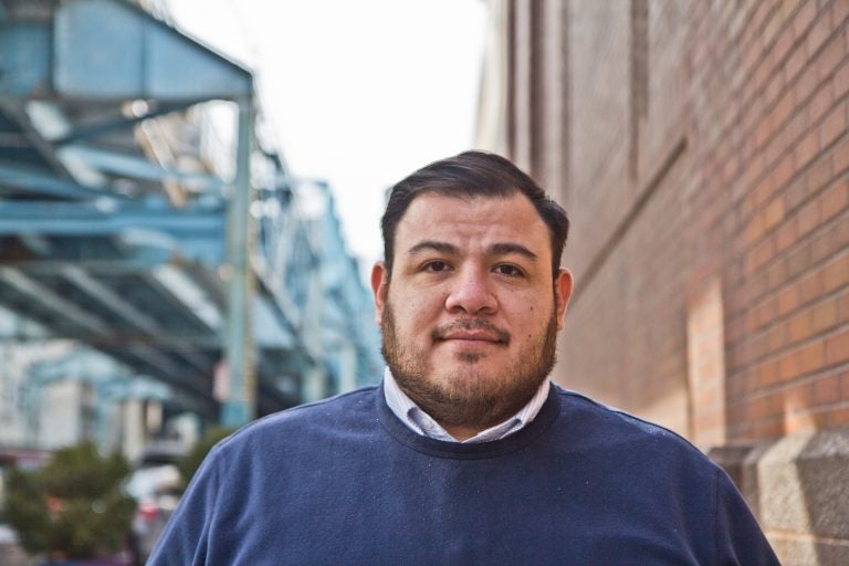 David Serrano is the director of religious education at Visitation BVM church in Kensington. (Kimberly Paynter/WHYY)