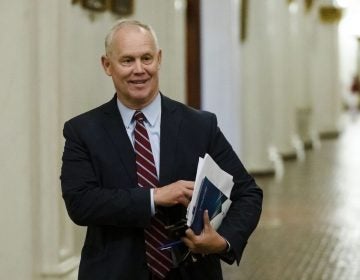 FILE PHOTO: House Speaker Mike Turzai, R-Allegheny, walks down a corridor at the state Capitol in Harrisburg, Pa., Friday, June 28, 2019. (Matt Rourke/AP Photo)