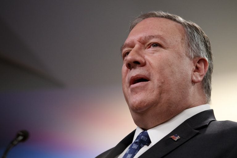Secretary of State Mike Pompeo speaks about Iran, Tuesday Jan. 7, 2020, at the State Department in Washington. (Jacquelyn Martin/AP Photo)