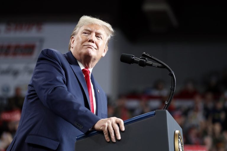 President Donald Trump speaks at a campaign rally, Thursday, Jan. 9, 2020, in Toledo, Ohio. (Jacquelyn Martin/AP Photo)