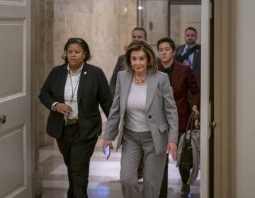 Speaker of the House Nancy Pelosi, D-Calif., arrives at the Capitol in Washington, Friday, Jan. 10, 2020. (J. Scott Applewhite/AP Photo)