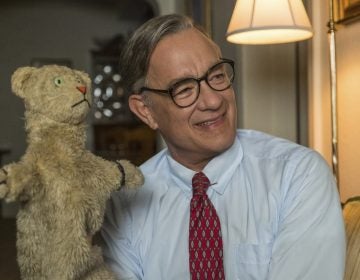 This image released by Sony Pictures shows Tom Hanks as Mister Rogers in a scene from 