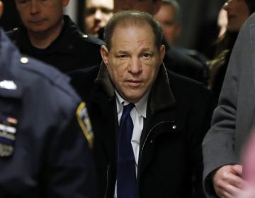 Harvey Weinstein leaves court during his rape trial, Tuesday, Jan. 21, 2020, in New York. (AP Photo/Richard Drew)