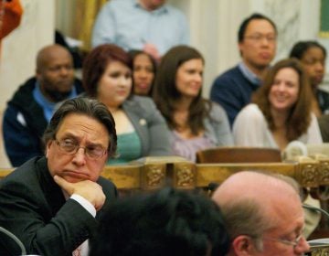 Frank DiCicco in City Council chambers in 2011. (Nathaniel Hamilton for WHYY) 