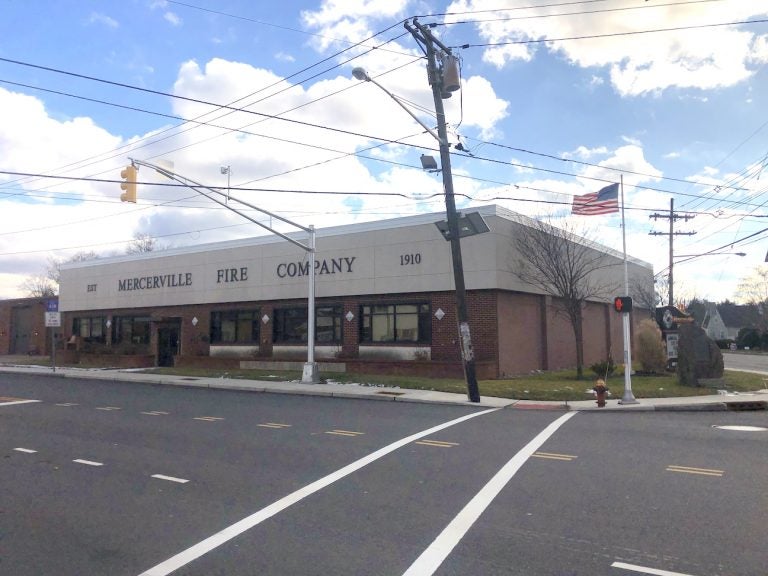 The Mercerville Fire Company in Hamilton Township, N.J. Is one of eight companies that would be consolidated into one entity that would fight blazes. (P. Kenneth Burns/WHYY)