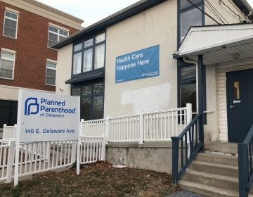 Repairs have been made to the Newark Planned Parenthood office near the University of Delaware campus following a Molotov cocktail attack on January 3. (Mark Eichmann/WHYY)