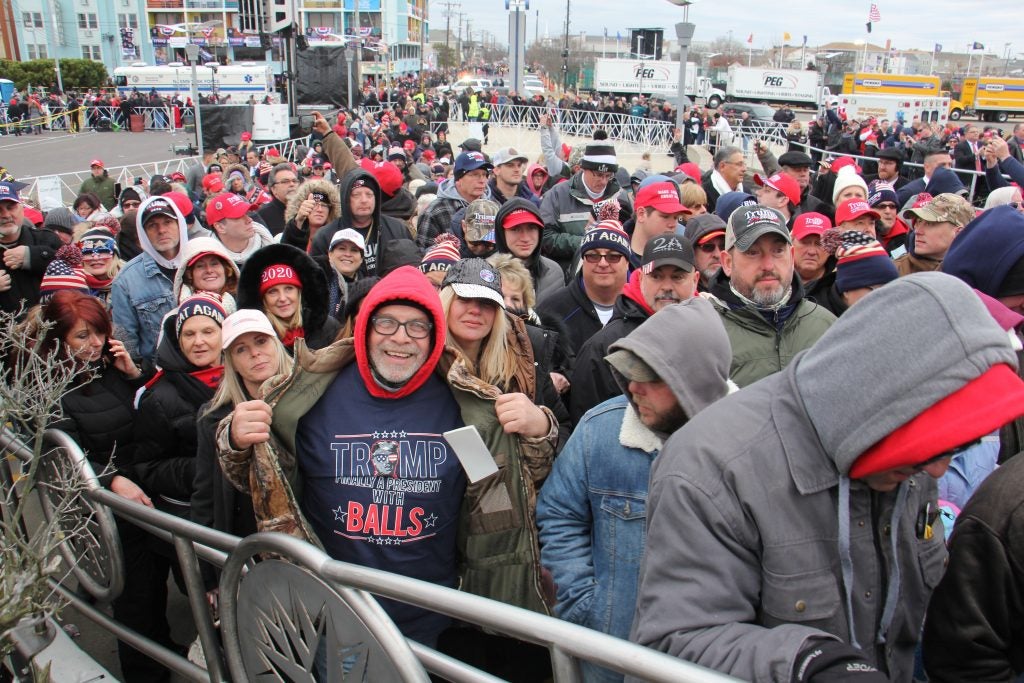 Trumps Rally In Wildwood Draws Tens Of Thousands Whyy 3108