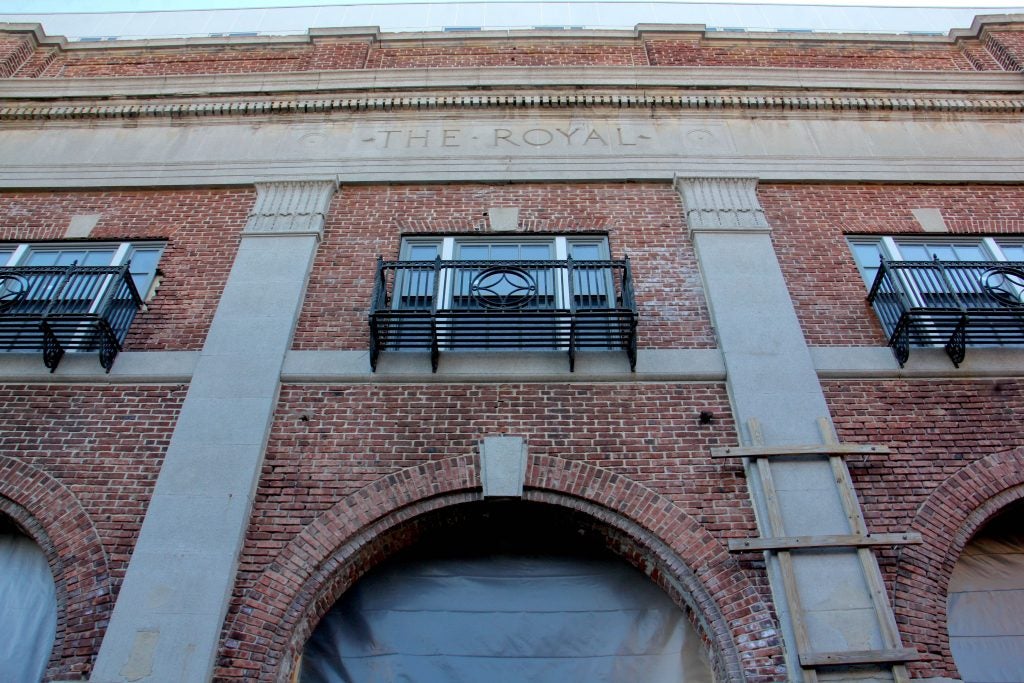 The exterior of the former Royal Theater