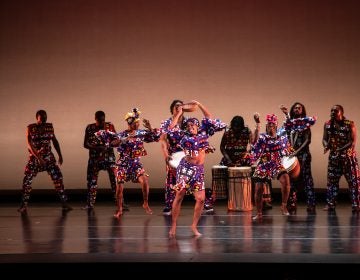 Kulu Mele African Dance and Drum Ensemble at the 32nd Annual International Conference and Festival of Blacks in Dance in Philadelphia. (Scott Robbins)