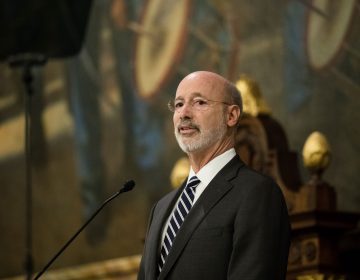Democratic Gov. Tom Wolf delivers his budget address for the 2019-20 fiscal year to a joint session of the Pennsylvania House and Senate in Harrisburg, Pa., Tuesday, Feb. 5, 2019. (Matt Rourke/AP Photo)