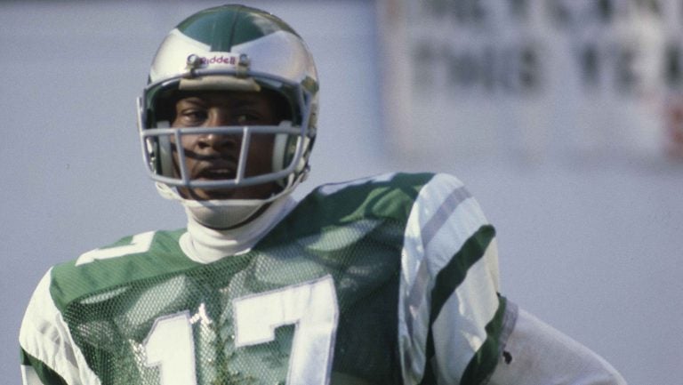 Harold Carmichael, running back for the Philadelphia Eagles, is shown during a game against the St. Louis Cardinals in Philadelphia, Pa., Dec. 14, 1980. (AP Photo/Clem Murray)