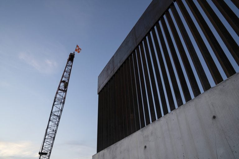 A new section of the border wall is seen in November 2019 south of Donna, Texas. Trump's 576-mile border wall is expected to cost nearly $20 million per mile, which is more expensive than any other wall under construction in the world. (Verónica G. Cárdenas for NPR)