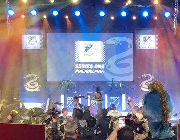 esports-jayajayi-union-01crop Union Transfer was rocking for the eMLS Series One livestream. (Matthew Pitts/Whyy)