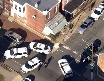 The scene in Frankford during the short but fatal gun battle (NBC10)