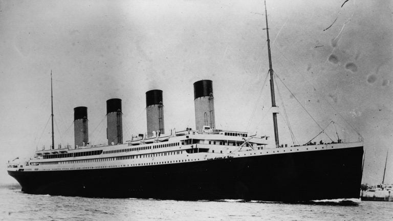 The Titanic set out from Southampton, England, in 1912 — and infamously dragged more than 1,500 of its passengers and crew to their deaths not long afterward. Now the underwater wreckage of the historic vessel is getting some new protections. (Central Press/Getty Images)