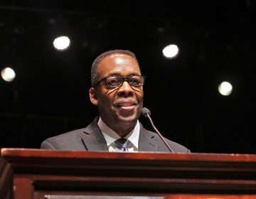 A closeup of Philadelphia City Council President Darrell Clarke