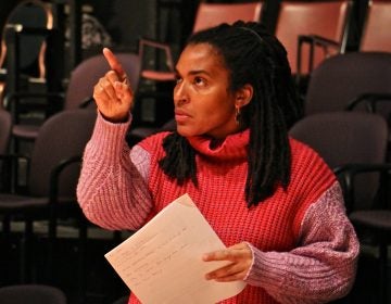 Alexandra Espinoza directs Quintessence Theatre's production of 'Rachel.' (Emma Lee/WHYY)