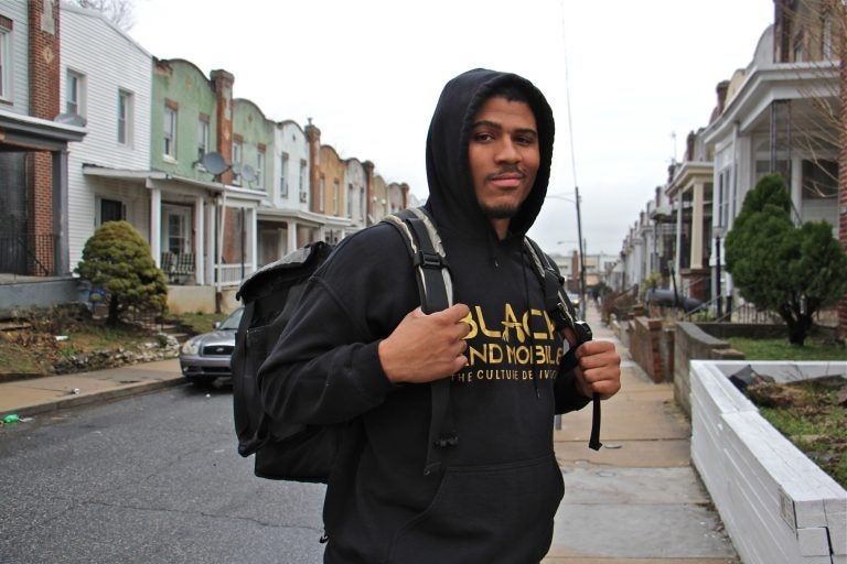 David Cabello is the founder of Black and Mobile, an online food delivery service in Philadelphia that partners with and highlights Black-owned businesses. (Emma Lee/WHYY)