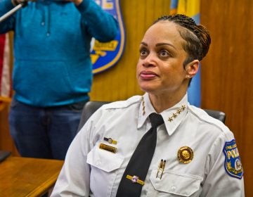 Philadelphia Police Department’s new Commissioner Danielle Outlaw, spoke with local members of the media for the first time on Wednesday. (Kimberly Paynter/WHYY)