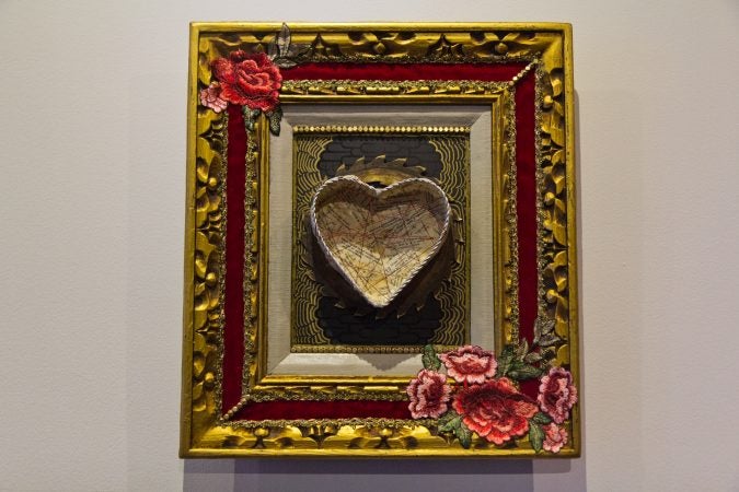 A Trashed Heart valentine by Dana McCall. (Kimberly Paynter/WHYY)