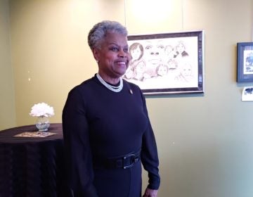 National Coalition of 100 Black Women President Virginia Harris visited Delaware chapter members to discuss disparities in the health care system. (Zoë Read/WHYY)