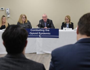 Governor Phil Murphy holds a roundtable discussion on combating the opioid epidemic at Ocean Mental Health Services in Bayville, New Jersey, on February 4, 2020. (Governor's Office)