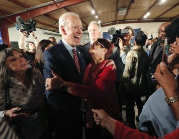 Democratic presidential candidate, former Vice President Joe Biden, greets supporters at a campaign event in Columbia, S.C. (Gerald Herbert/AP Photo)