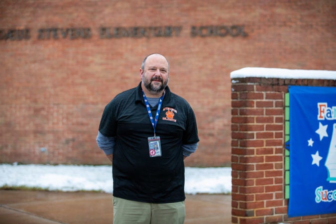 Thaddeus Stevens Elementary School principal Tom Knepper. (Jeffrey Stockbridge for Keystone Crossroads)