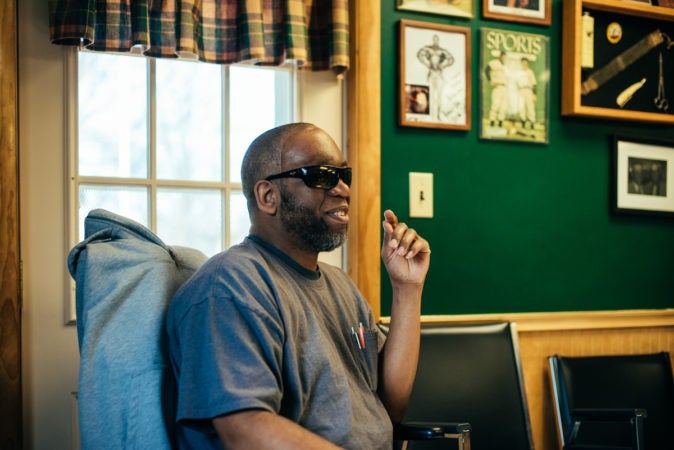 Lemar Best doesn't talk politics often, but when he does, it's at Walker's. (Dani Fresh for Keystone Crossroads)