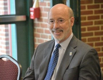 DSC_0198-1920×1280 Gov. Tom Wolf listens during a discussion at Carlisle High School in Cumberland County on Feb. 5, 2020. (Ed Mahon/PA Post)
