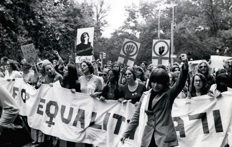 F5H271 1971 - Womens Liberation march 5th Ave. 8/26/71/ NYC. © Keystone Pictures USA/ZUMAPRESS.com/Alamy Live News