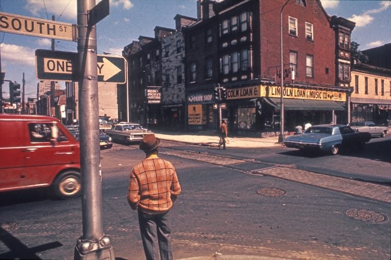 Philadelphia's South Street in the 1960s. (Courtesy of Denise Scott Brown.) 
