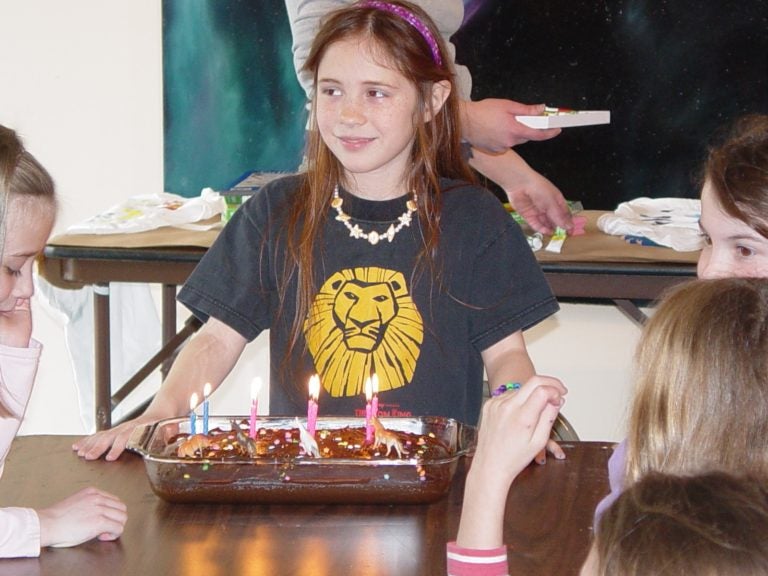 Allyson Church celebrating her eight birthday on Leap Day 2004. She's turning 24 this year. (Courtesy of Allyson Church)