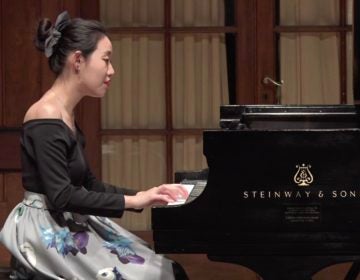 Pianist Ying Li performs on stage at Curtis.