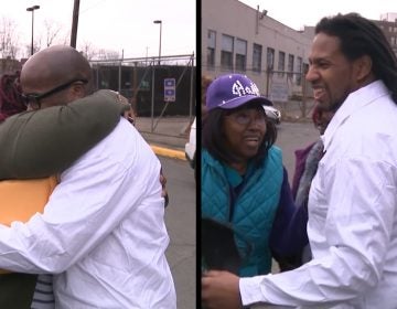 Kevin Baker and Sean Washington, now 48, were released after attorneys uncovered evidence pointing to their innocence. (Courtesy of NJTV)