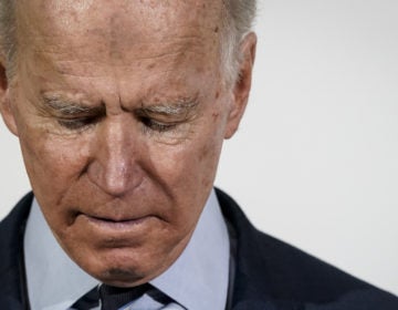 Democratic presidential candidate and former Vice President Joe Biden pauses while speaking after receiving an endorsement from Rep. James Clyburn earlier this week. (Drew Angerer/Getty Images)